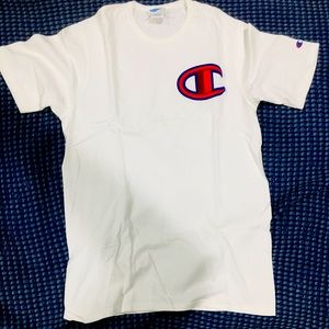 Mens Champion White Tee